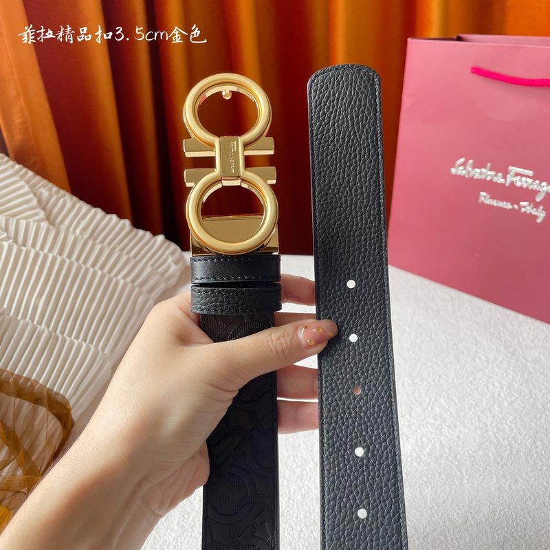 페라가모 이탈리아 양면 소가죽 벨트 001-197367