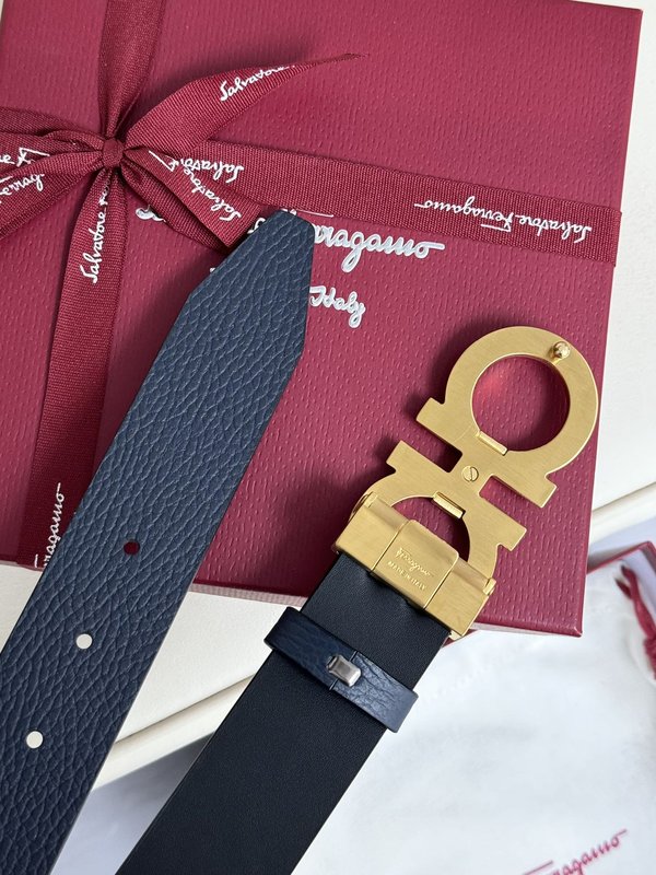 페라가모 양면 수입 소가죽 벨트 001-197381