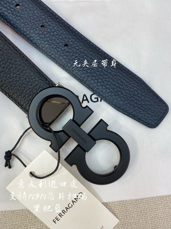 페라가모 더블 G 버클 벨트 3.5cm 폭 001-197452