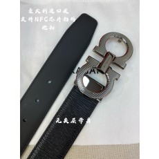 페라가모 이탈리아 원산 가죽 NFC 칩 벨트 001-197454