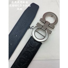 페라가모 더블 G 버클 가죽 벨트 001-197505