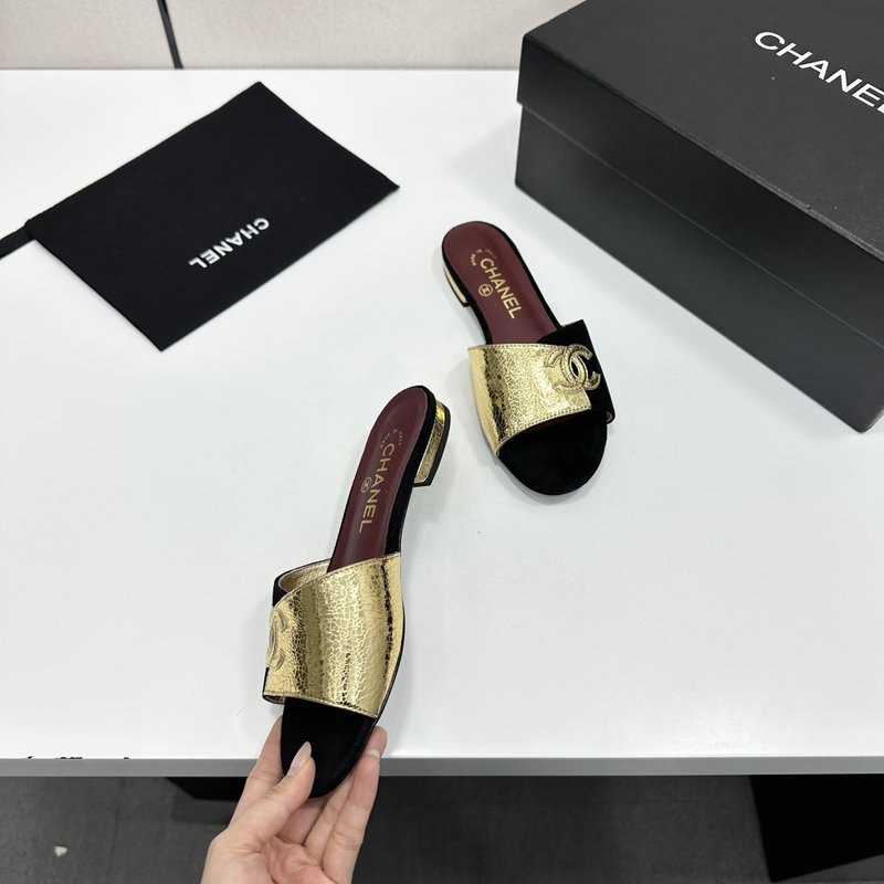샤넬 스타일 트위드 힐 메리제인 여성 구두 001-199192
