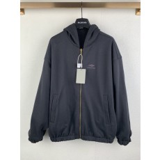 발렌시아가 블랙 레드 양면 착용 지퍼 자켓 001-201888