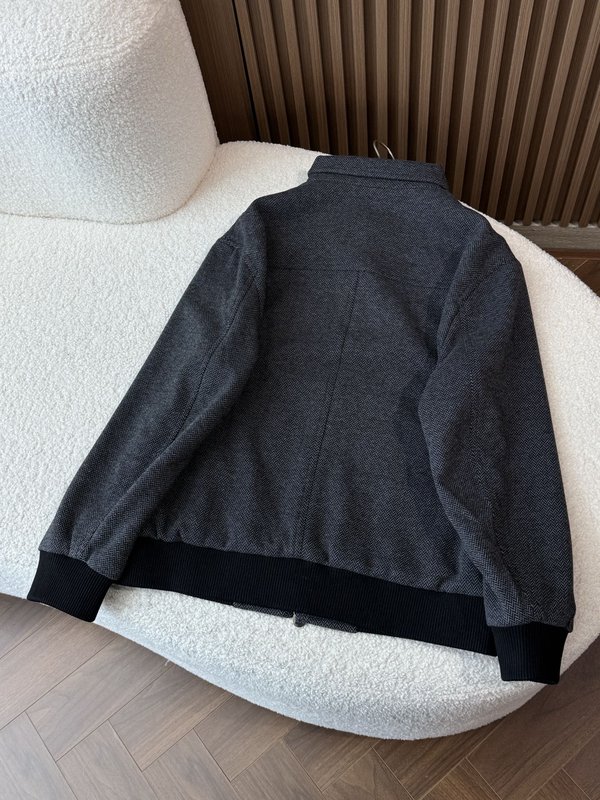 Kiton 가을 겨울 헤링본 텍스처 비즈니스 캐주얼 자 001-202258