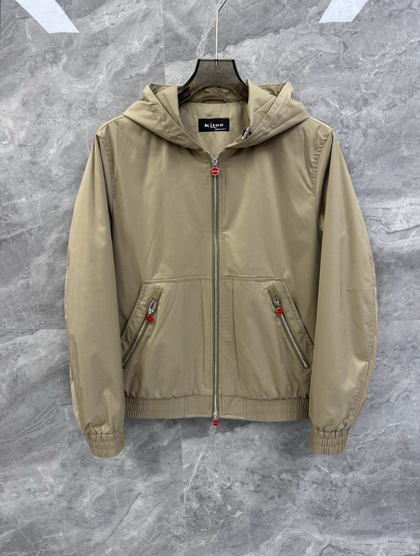 Kiton 후드 패딩 숏 재킷 아우터 001-202268