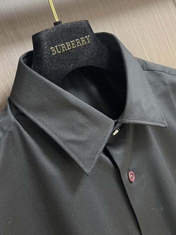 Kiton 남성 솔리드 컬러 긴팔 셔츠 001-202272