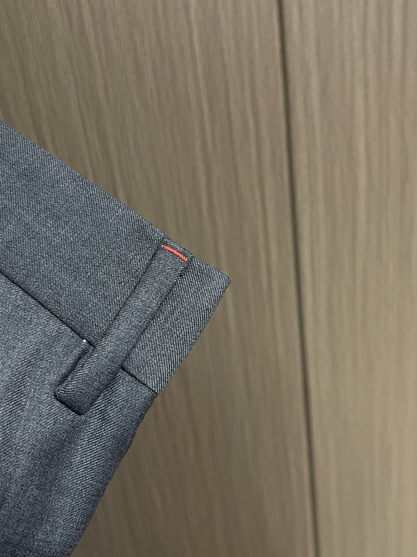 Kiton 빈티지 캐주얼 슬림핏 남성 정장 바지 001-202331