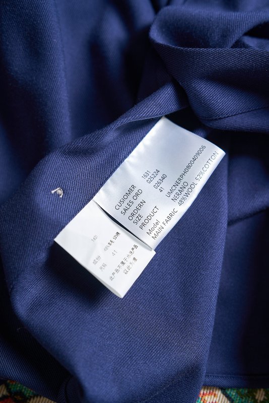 Kiton 울 혼방 남성 비즈니스 셔츠 001-202334