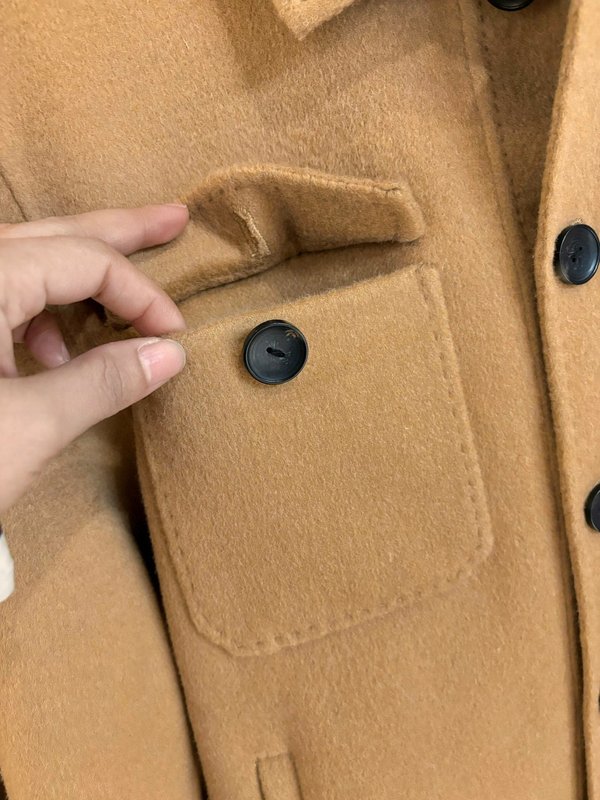 Kiton 울 캐시미어 혼방 남성 셔츠 재킷 001-202393