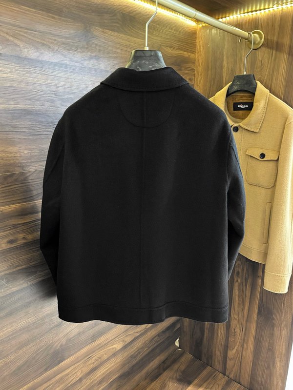 Kiton 울 캐시미어 혼방 남성 셔츠 재킷 001-202392
