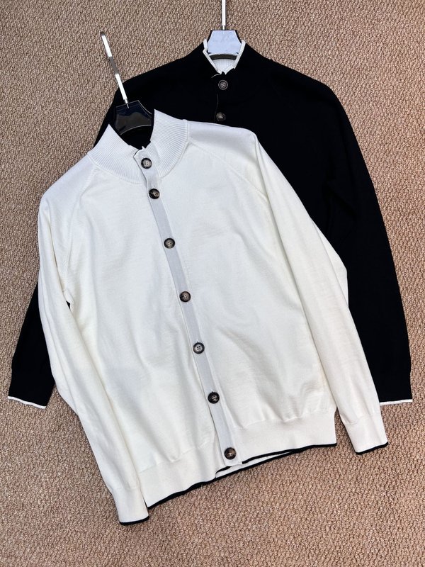 Kiton 미들 칼라 울 카디건 남성용 001-202399