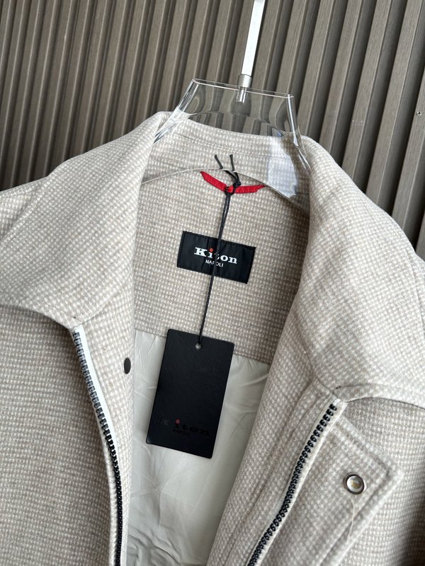 Kiton 올드머니 스타일 가을 겨울 울 재킷 001-202401