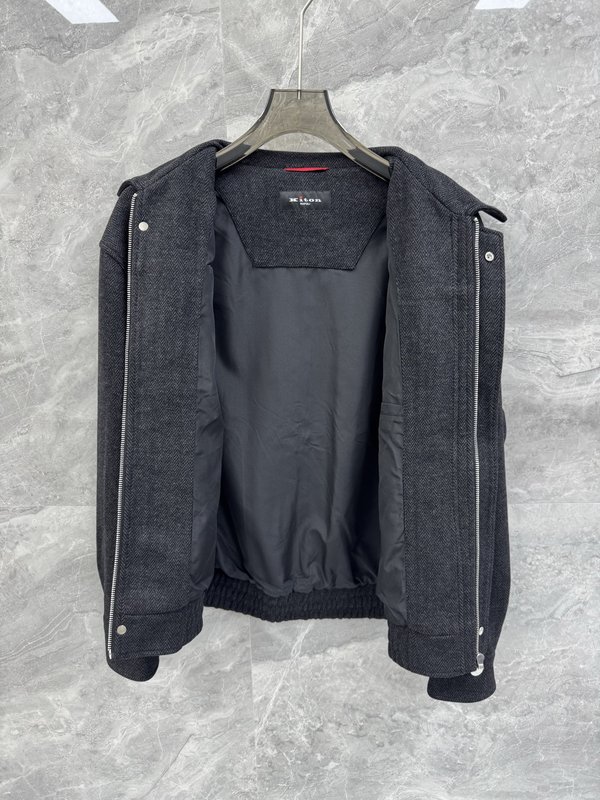 Kiton 프리미엄 울 블레이저 재킷 001-202444