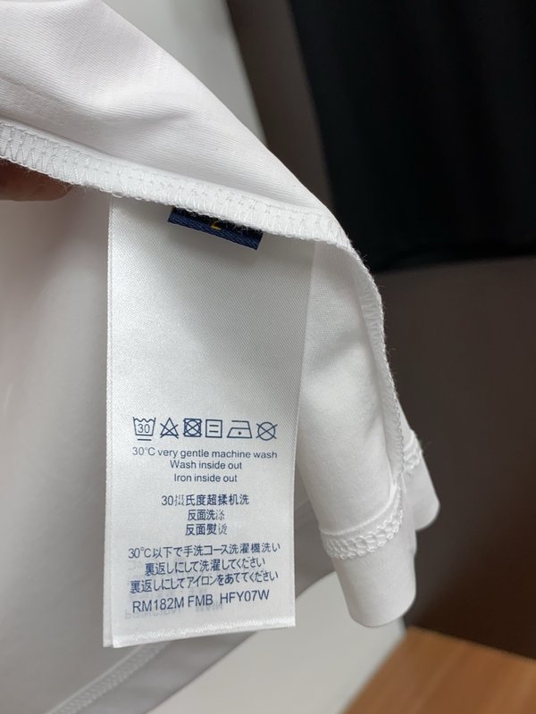 루이비통 남성 머서라이즈드 코튼 반팔 티셔츠 001-202626
