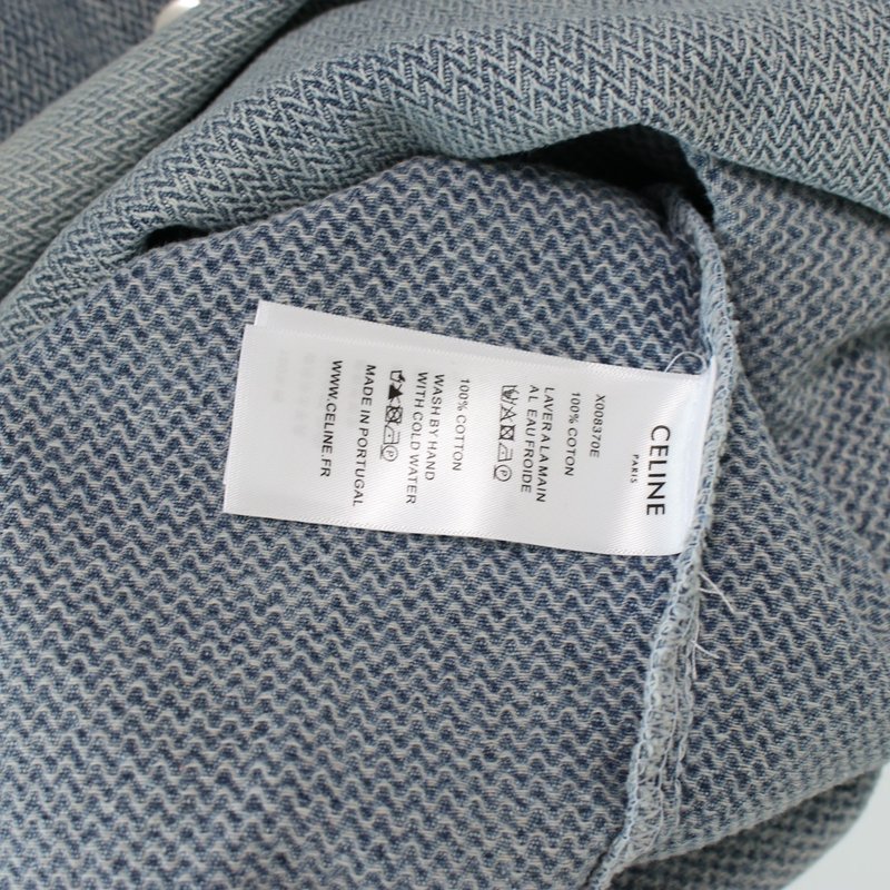 셀린 트라이엄프 자수 루즈핏 데님 셔츠 재킷 001-202910
