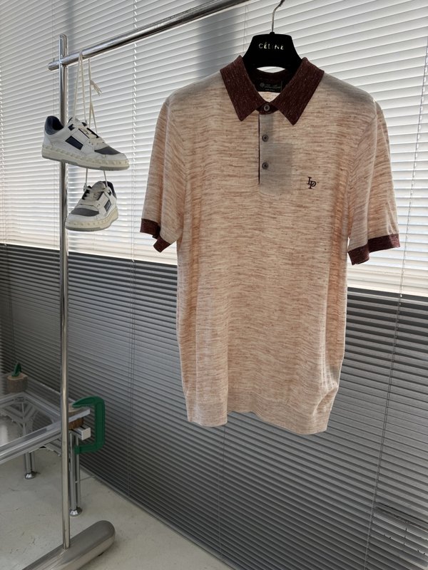 로로피아나 남성 린넨 칼라 반팔 폴로 001-203582