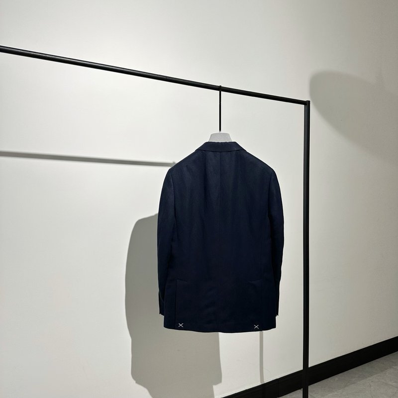로로피아나 스타일 아마 혼방 재킷 001-203656
