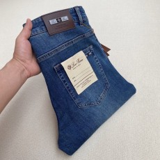 로로피아나 남성 슬림 빈티지 워싱 데님 팬츠 001-203687