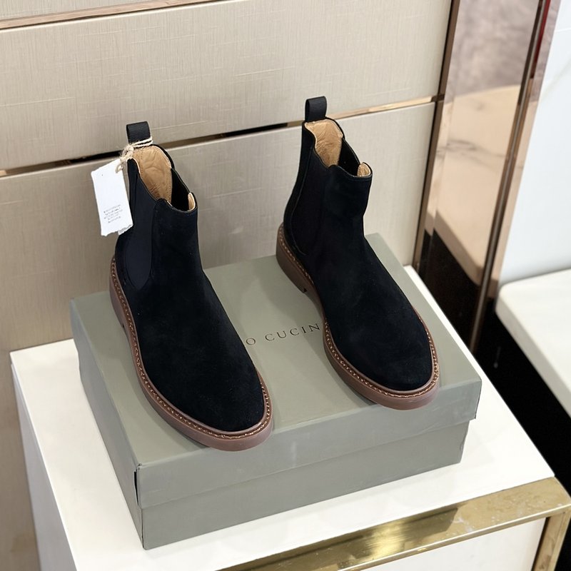 브루넬로 쿠치넬리 남성 첼시 부츠 001-203825