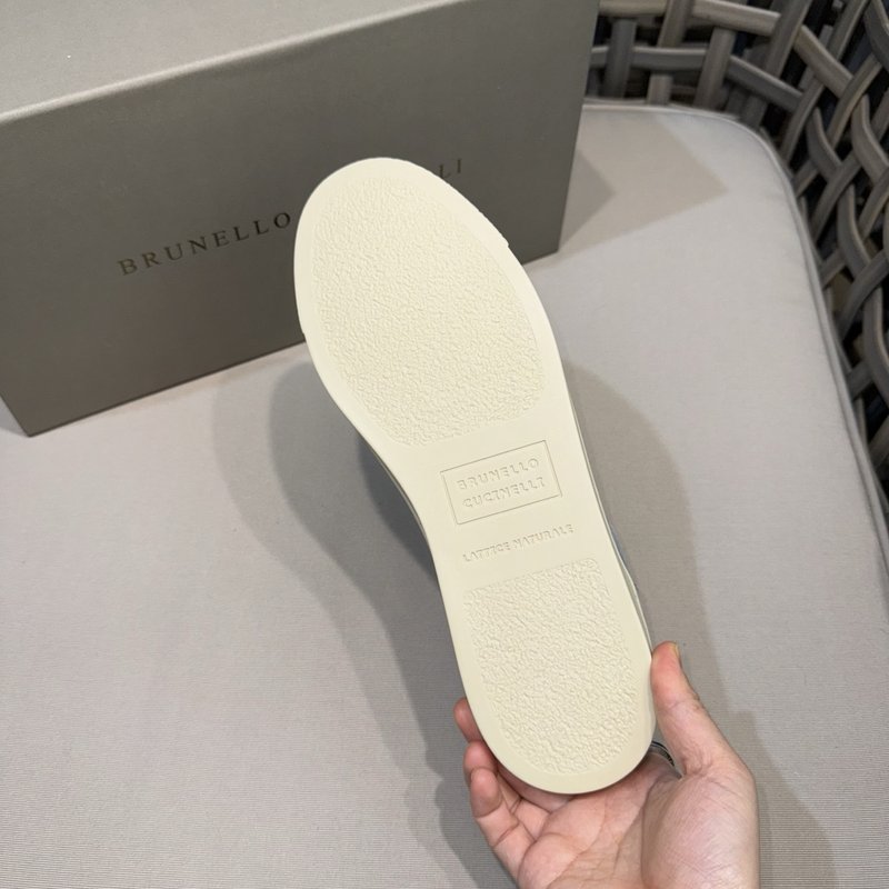 브루넬로 쿠치넬리 남성용 스웨이드 캐주얼 운동화 001-203848