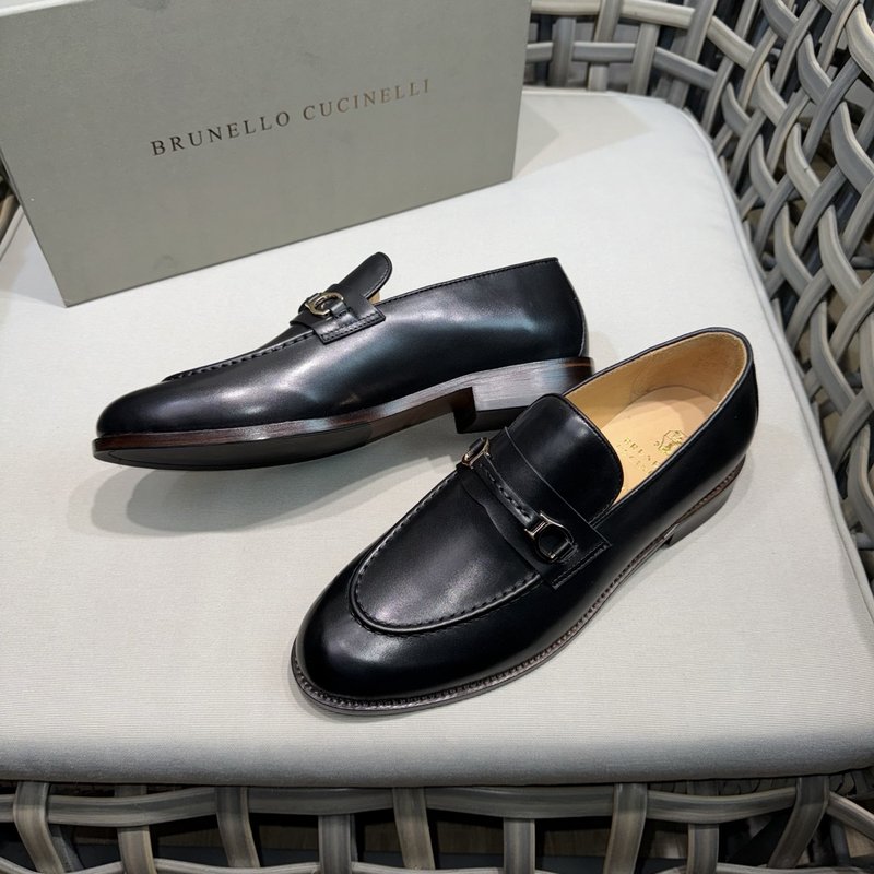 Brunello Cucinelli 가죽 모카신 001-203850