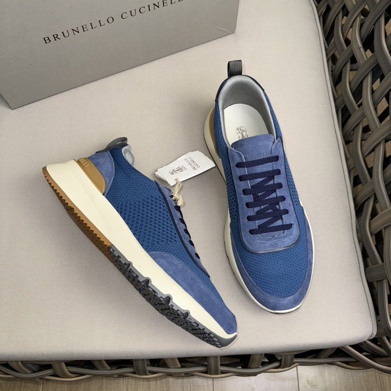 Brunello Cucinelli 니트 스니커즈 001-203906