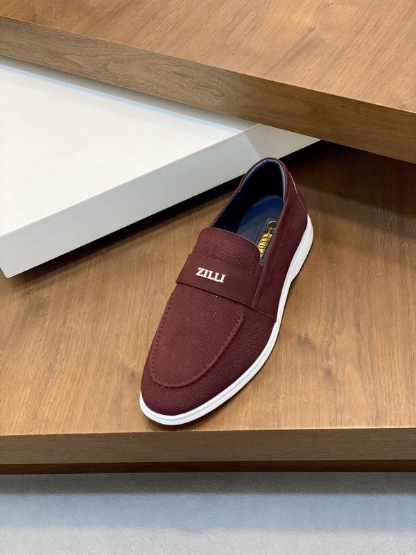 ZILLI P650 프랑스 럭셔리 남성 로퍼 통기성 가 001-204027