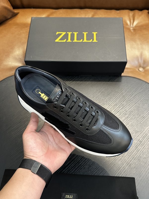 Zilli 이탈리아 남성 수제 송아지 가죽 구두 001-204043