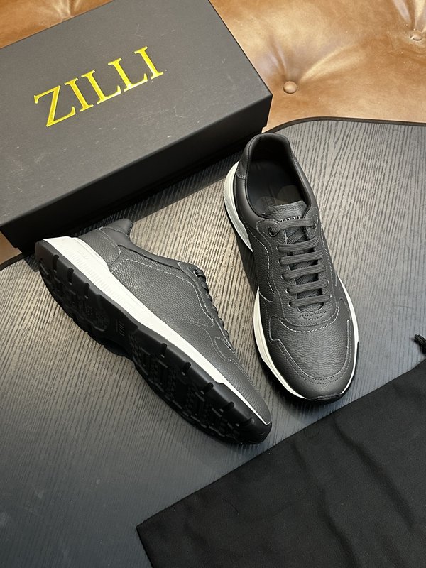 Zilli 이탈리아 남성 수제 송아지 가죽 구두 001-204047