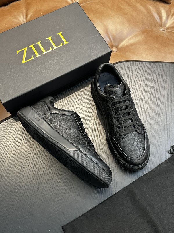 Zilli 이탈리아 남성 수제 송아지 가죽 구두 001-204048