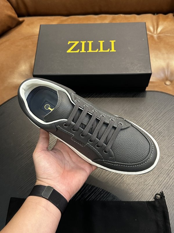 Zilli 이탈리아 남성 수제 송아지 가죽 구두 001-204050