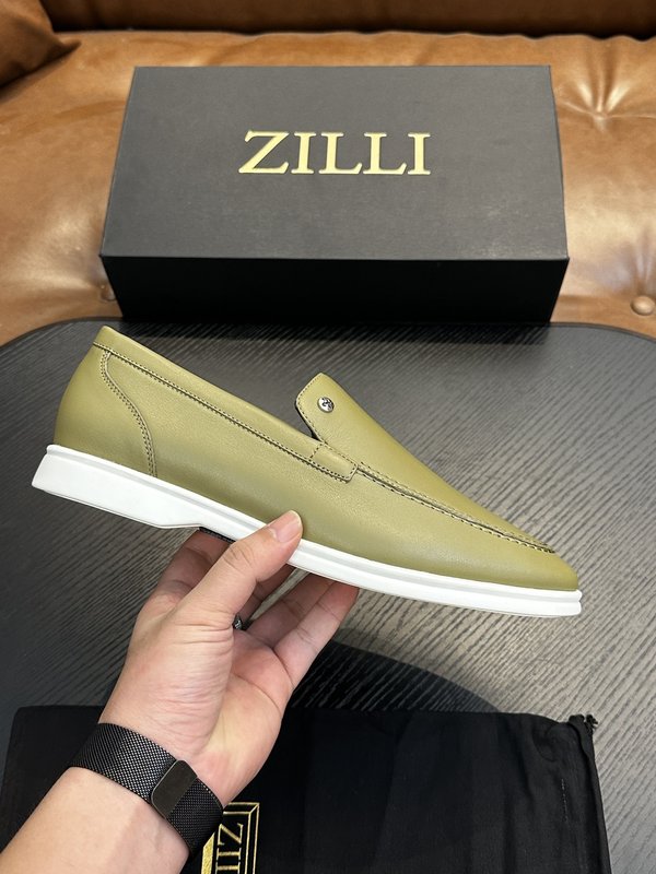 Zilli 이탈리아 남성 수제 송아지 가죽 구두 001-204055