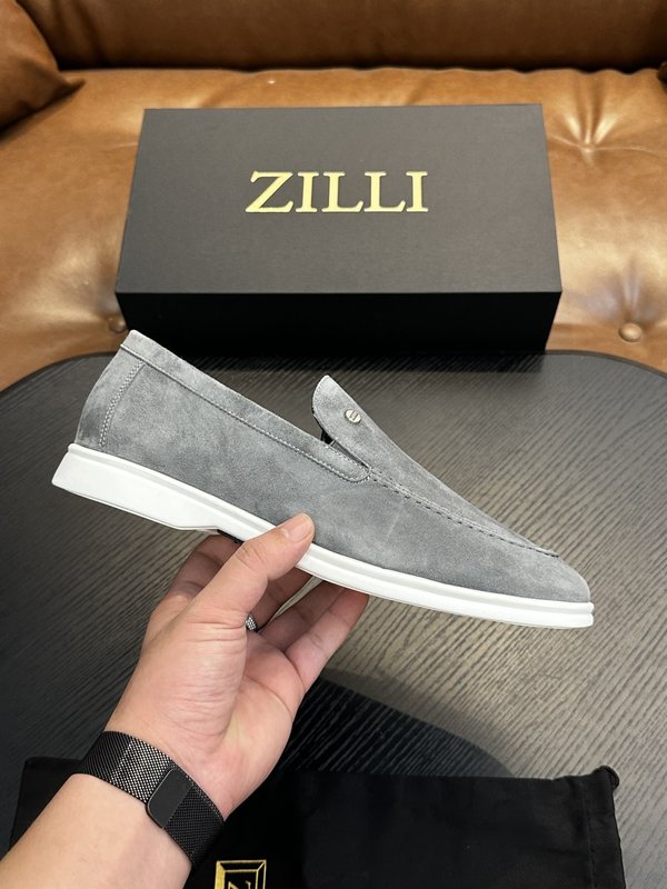 Zilli 이탈리아 남성 수제 송아지 가죽 구두 001-204058