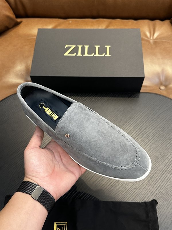 Zilli 이탈리아 남성 수제 송아지 가죽 구두 001-204058