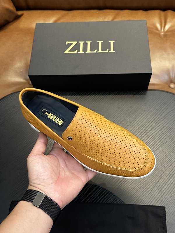 Zilli 이탈리아 남성 수제 송아지 가죽 구두 001-204063