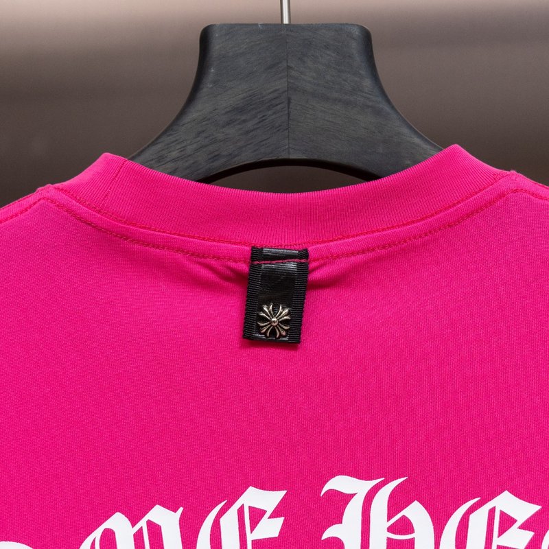크롬하츠 산스크리트 로고 순면 반팔 티셔츠 001-204178