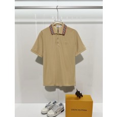 버버리 컬러 블록 스트라이프 자수 폴로 셔츠 001-207151