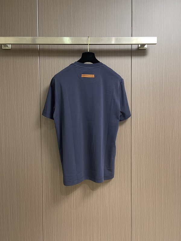 제냐 남성 라운드넥 반팔 티셔츠 001-207653