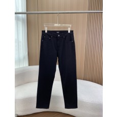제냐 블랙 슬림 핏 캐주얼 데님 팬츠 001-207711