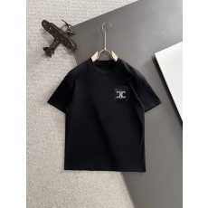 셀린 공식 매장 동일 모델 면 라운드넥 티셔츠 001-208458
