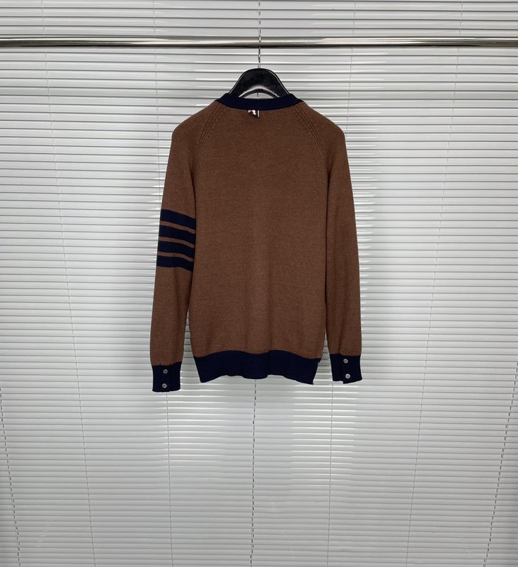 TB 스타일 오스트리아 울 4 줄 낙견 카디건 001-208638