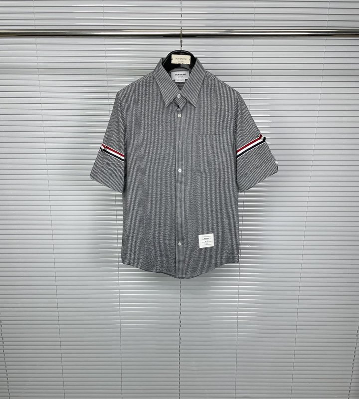 TB 클래식 더블 스트라이프 버블 숏슬리브 셔츠 001-208951
