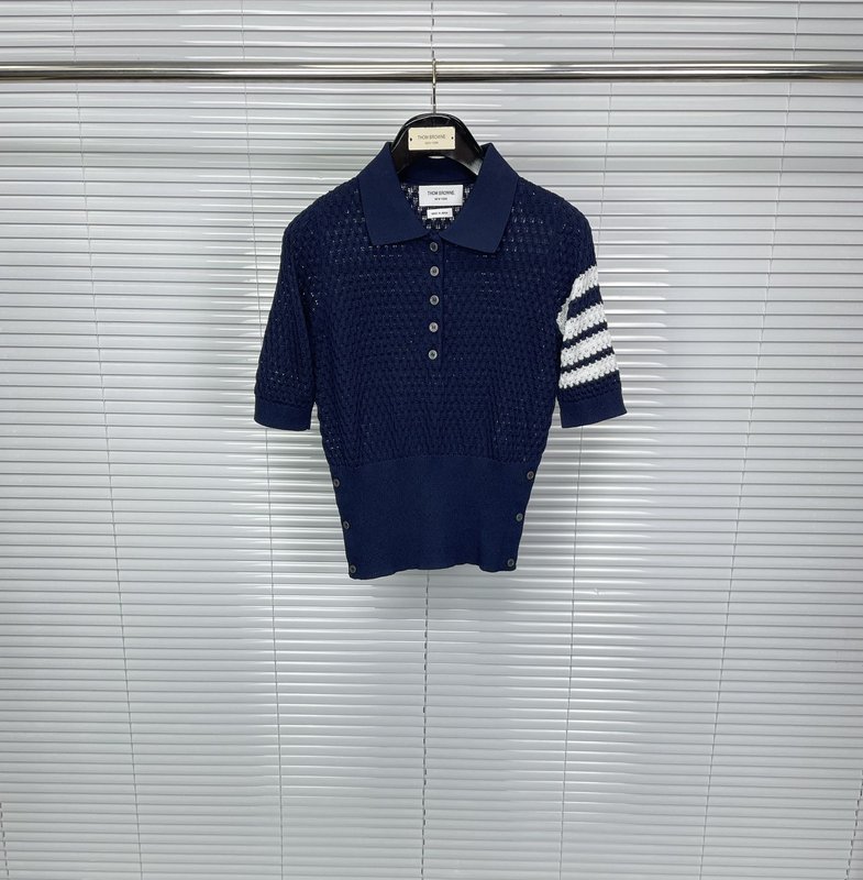 톰브라운 홀로우 칼라 POLO 셔츠 001-209061