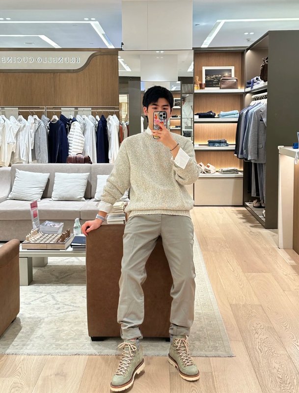남성용 가을 겨울 캐주얼 패션 등산 부츠 001-209554