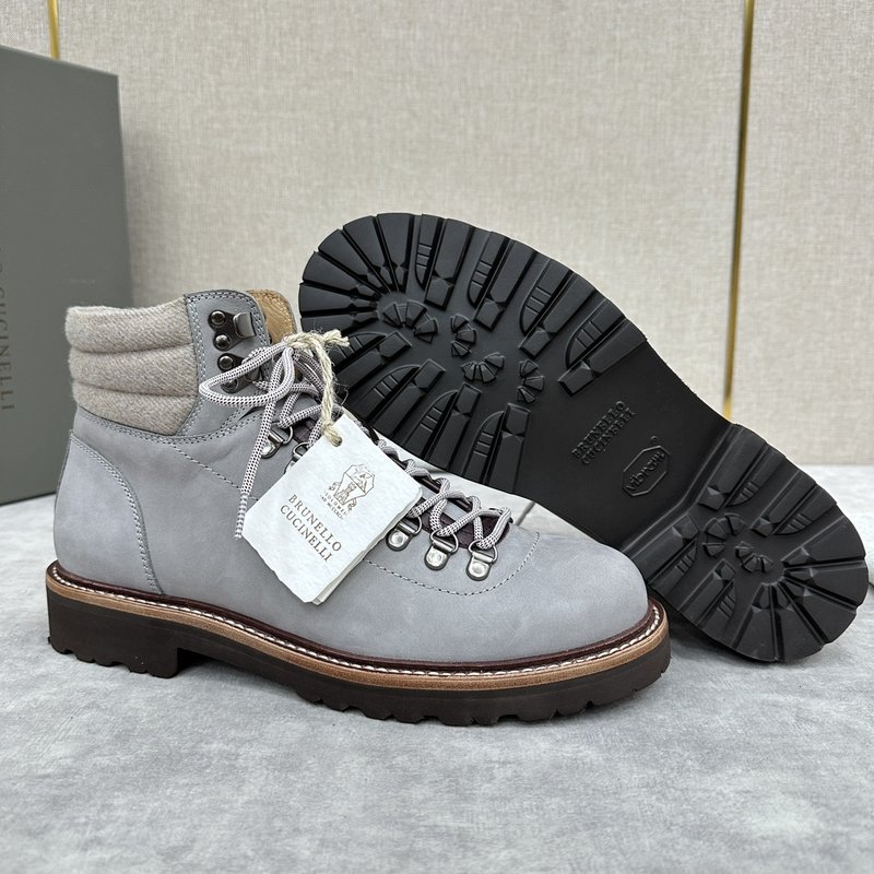 남성용 가을 겨울 등산 부츠 울 장식 001-209555