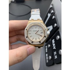 오데마 피게 로얄 오크 오프쇼어 쿼츠 여성용 시계 001-211750