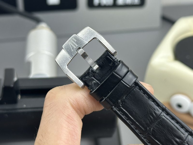 오데마 피게 블루 다이얼 오토매틱 시계 001-211785