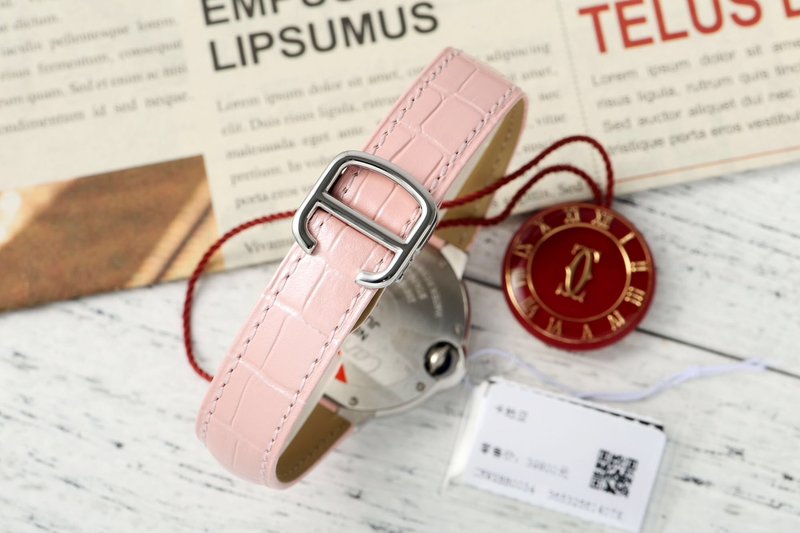 까르띠에 발롱 블루 33mm 쿼츠 시계 001-212453
