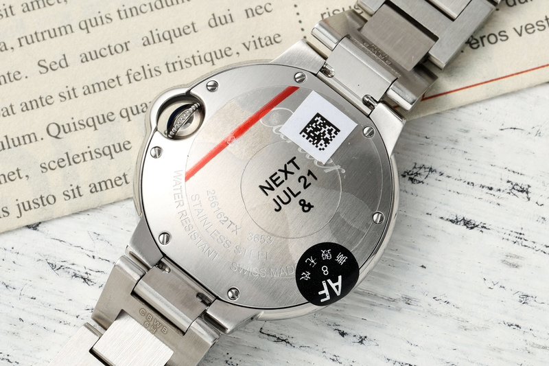 까르띠에 발롱블루 33mm 쿼츠 시계 001-212507