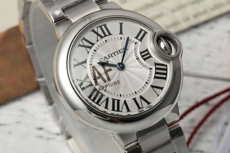 까르띠에 발롱블루 33mm 쿼츠 시계 001-212507